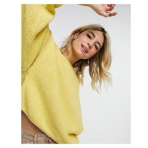 Free People cropped sweater pullover